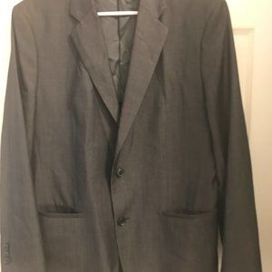 Theory Men's Wool Blazer Dark Gray Blazer, Size 40